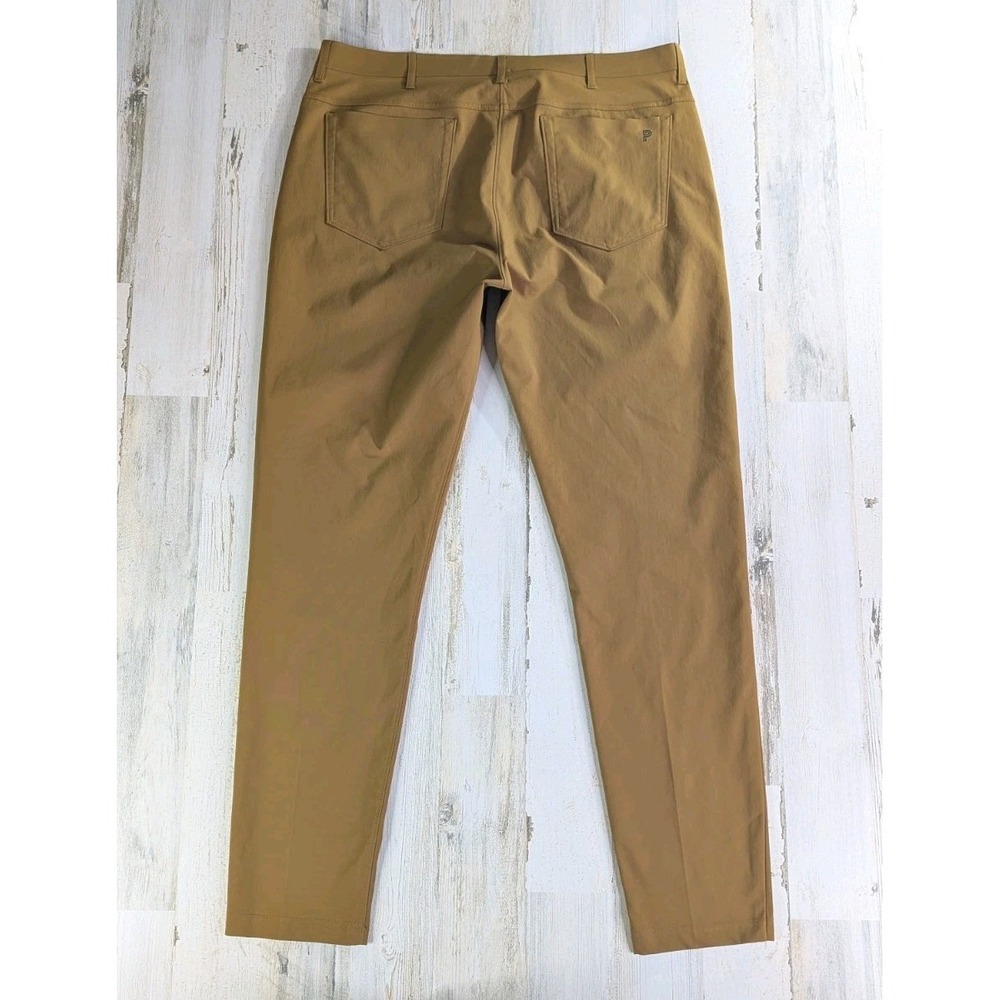 Public Rec Mens Dealmaker 5 Pocket Performance Chino Pants Brown Tan 40x33.5 - Picture 8 of 16